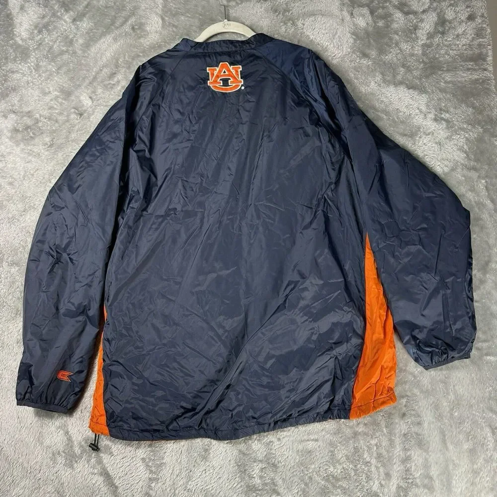 Auburn University Windbreaker Raincoat  Jacket XXL  Colosseum Athletics Packable